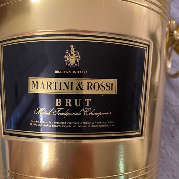 Vogalu “ Martini & Rossi” ice bucket, H8,25, D 8,5 - Picture 2 of 6